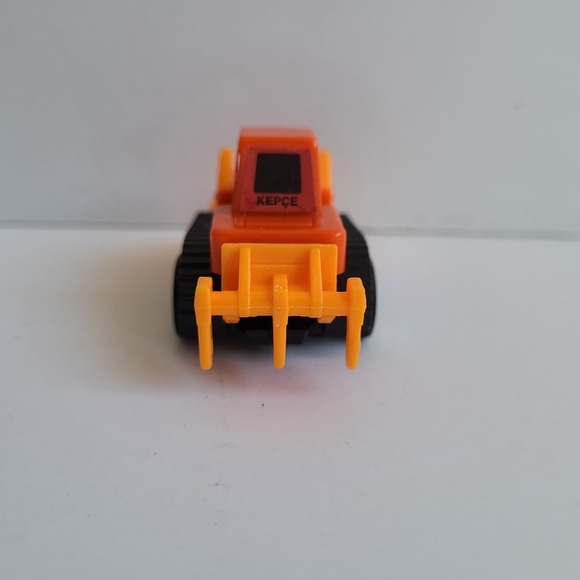 5/$12 Sanlebi Toy Orange Mini Vehicle Pull Back & Go Construction Plow Eyes 2.5" - Picture 6 of 10